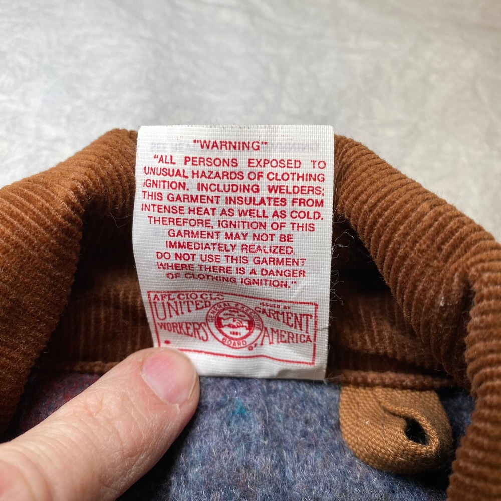 NOS‎ Vintage Carhartt 6BLC Chore Coat 2XL 52R Blanket Lined Brown Duck USA - Picture 5 of 16